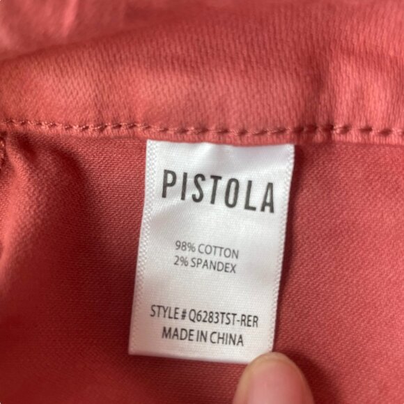 Pistola Pants High Rise Button Front Stretch Size 31 NWT - Picture 5 of 6